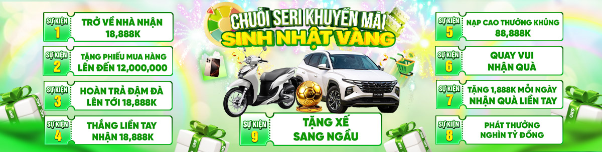 chuỗi khuyến mãi lucky88